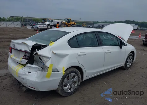 2015 Honda Civic Lx из США, поврежденный, VIN 19XFB2F54FE050841